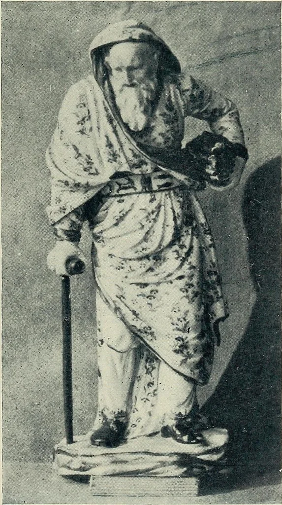 An illustration from Lady Charlotte Schreiber's journals : confidences of a collector of ceramics & antiques throughout Britain, France, Holland, Belgium, Spain, Portugal, Turkey, Austria & Germany from the year 1869 to 1885, 1911, leaf 154