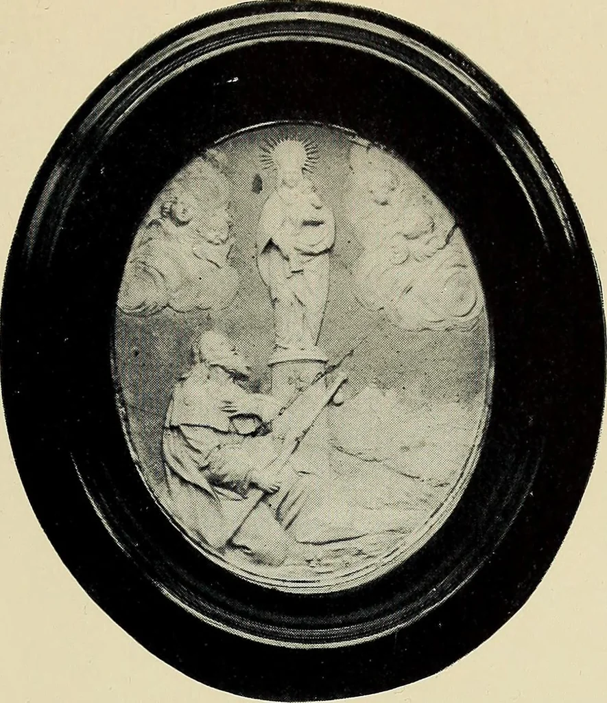An illustration from Lady Charlotte Schreiber's journals : confidences of a collector of ceramics & antiques throughout Britain, France, Holland, Belgium, Spain, Portugal, Turkey, Austria & Germany from the year 1869 to 1885, 1911, leaf 212