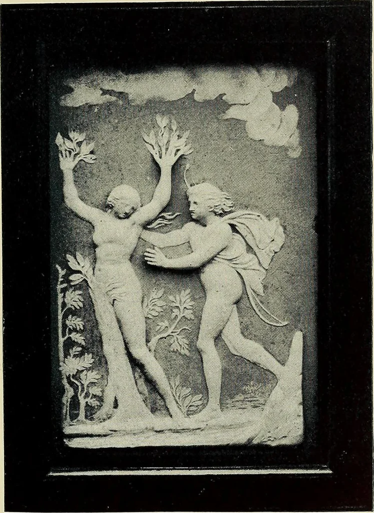 An illustration from Lady Charlotte Schreiber's journals : confidences of a collector of ceramics & antiques throughout Britain, France, Holland, Belgium, Spain, Portugal, Turkey, Austria & Germany from the year 1869 to 1885, 1911, leaf 212