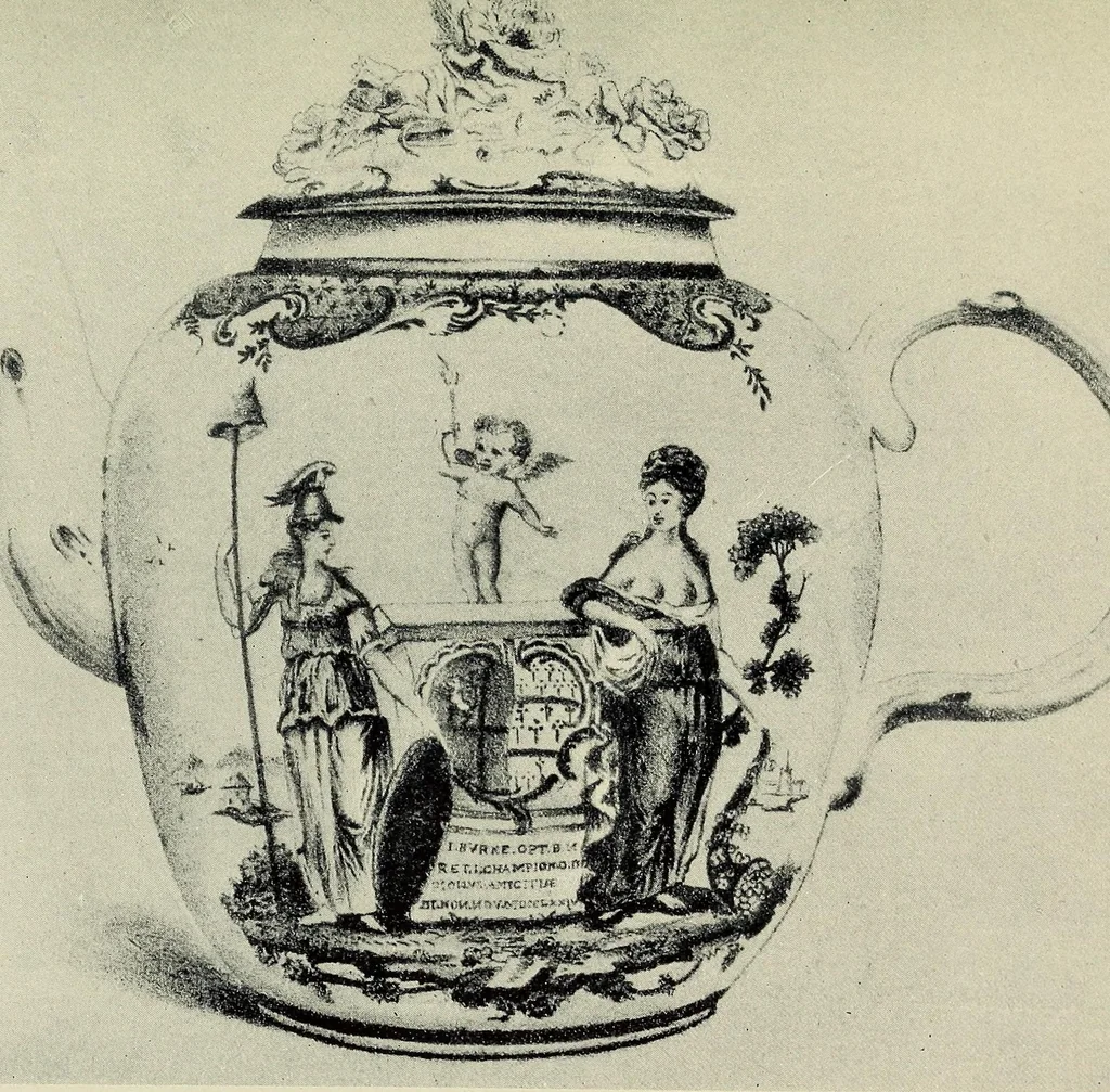 An illustration from Lady Charlotte Schreiber's journals : confidences of a collector of ceramics & antiques throughout Britain, France, Holland, Belgium, Spain, Portugal, Turkey, Austria & Germany from the year 1869 to 1885, 1911, leaf 292