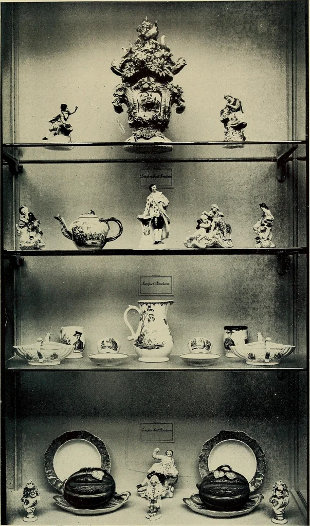 An illustration from Lady Charlotte Schreiber's journals : confidences of a collector of ceramics & antiques throughout Britain, France, Holland, Belgium, Spain, Portugal, Turkey, Austria & Germany from the year 1869 to 1885, 1911, leaf 398