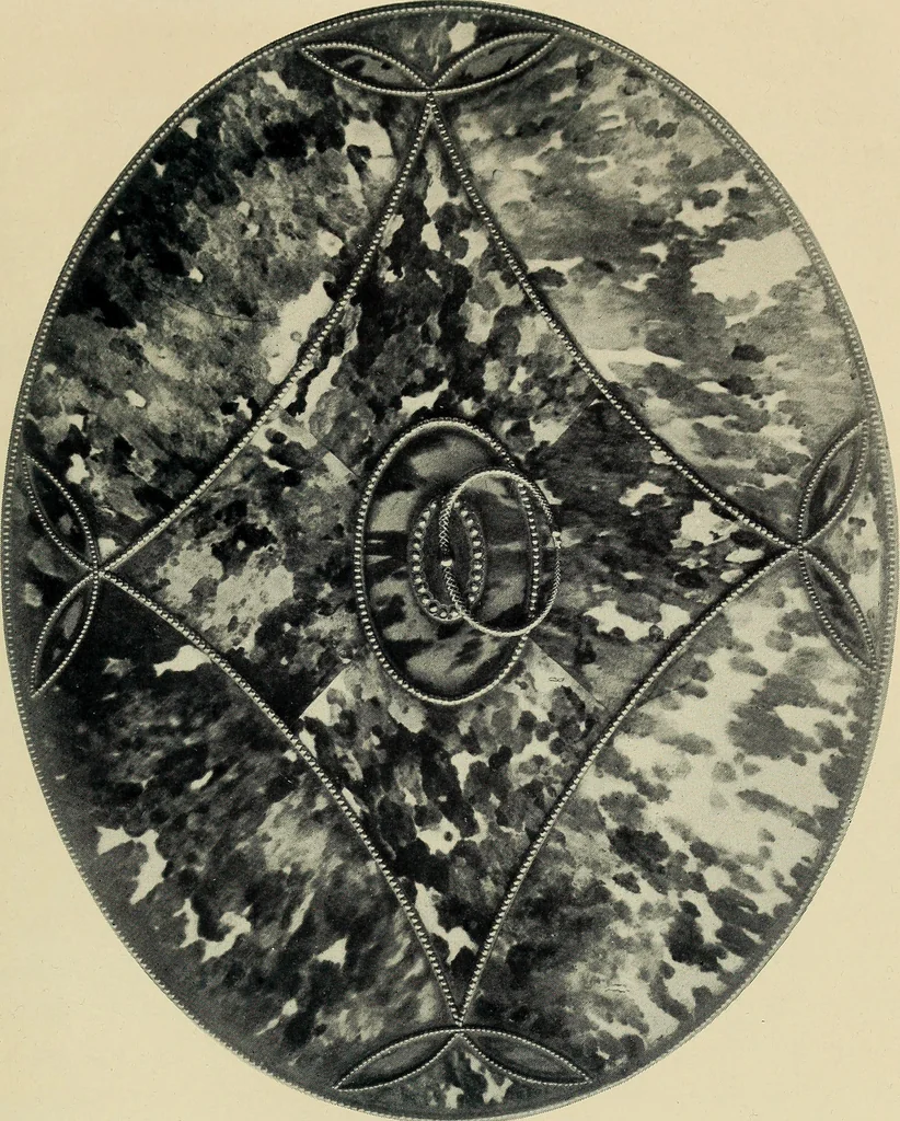 An illustration from Lady Charlotte Schreiber's journals : confidences of a collector of ceramics & antiques throughout Britain, France, Holland, Belgium, Spain, Portugal, Turkey, Austria & Germany from the year 1869 to 1885, 1911, leaf 438