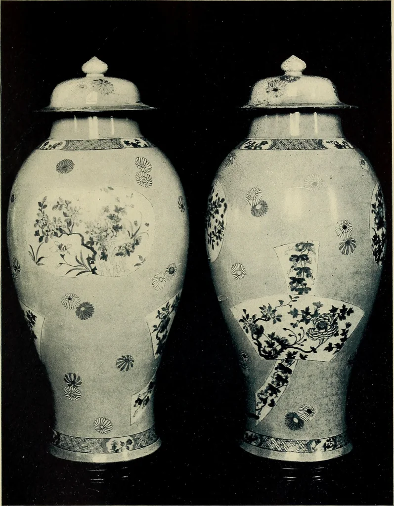 An illustration from Lady Charlotte Schreiber's journals : confidences of a collector of ceramics & antiques throughout Britain, France, Holland, Belgium, Spain, Portugal, Turkey, Austria & Germany from the year 1869 to 1885, 1911, leaf 476