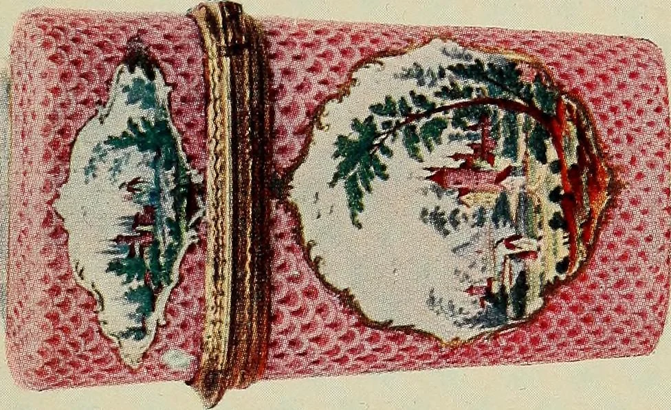 An illustration from Lady Charlotte Schreiber's journals : confidences of a collector of ceramics & antiques throughout Britain, France, Holland, Belgium, Spain, Portugal, Turkey, Austria & Germany from the year 1869 to 1885, 1911, leaf 528