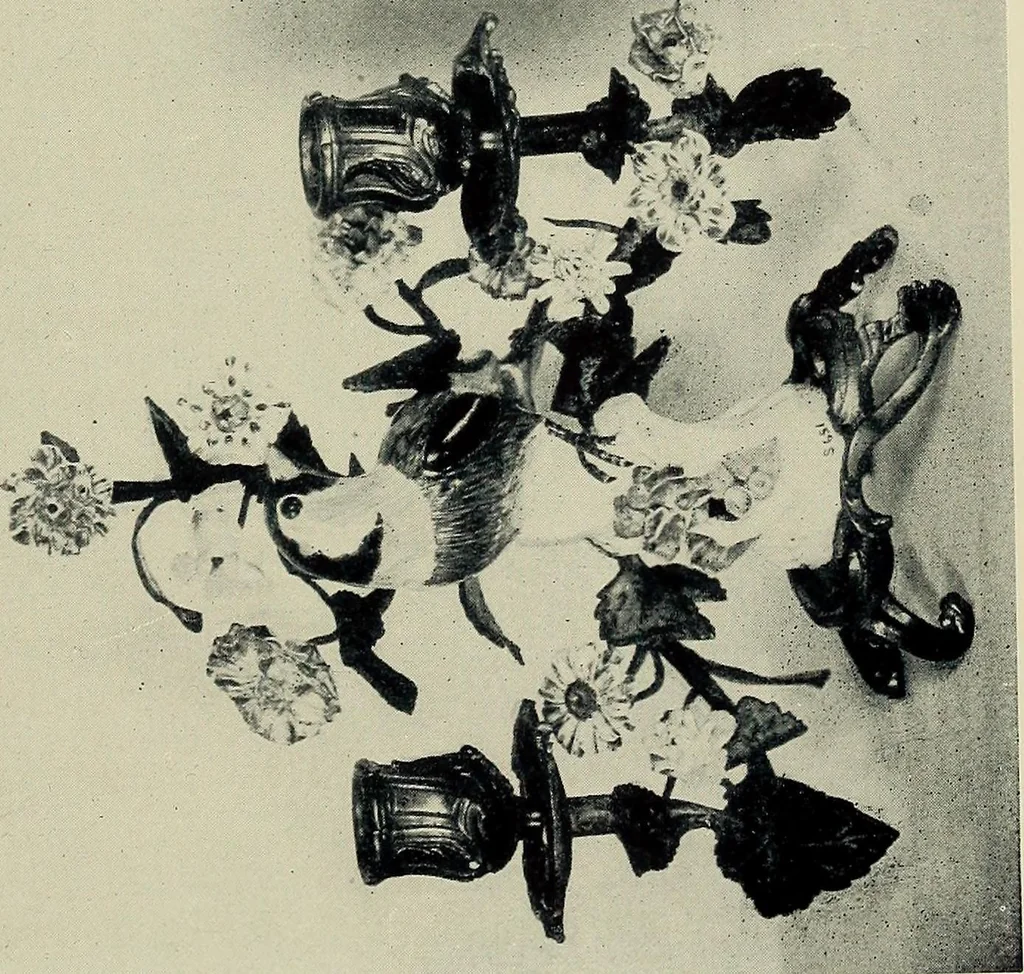 An illustration from Lady Charlotte Schreiber's journals : confidences of a collector of ceramics & antiques throughout Britain, France, Holland, Belgium, Spain, Portugal, Turkey, Austria & Germany from the year 1869 to 1885, 1911, leaf 628