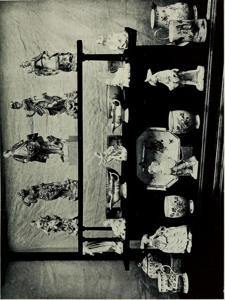 An illustration from Lady Charlotte Schreiber's journals : confidences of a collector of ceramics & antiques throughout Britain, France, Holland, Belgium, Spain, Portugal, Turkey, Austria & Germany from the year 1869 to 1885, 1911, leaf 68