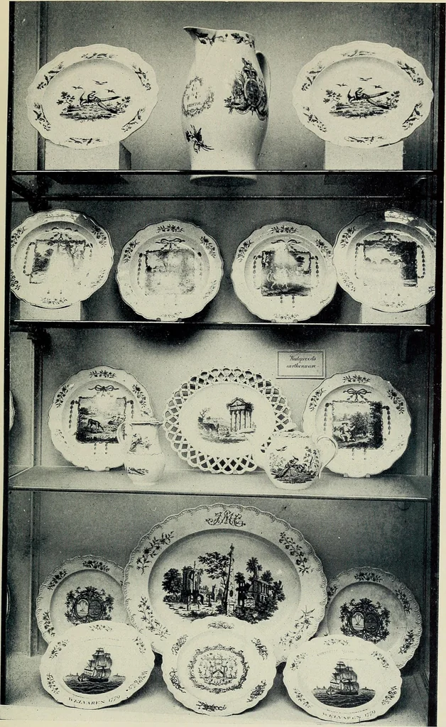 An illustration from Lady Charlotte Schreiber's journals : confidences of a collector of ceramics & antiques throughout Britain, France, Holland, Belgium, Spain, Portugal, Turkey, Austria & Germany from the year 1869 to 1885, 1911, leaf 76