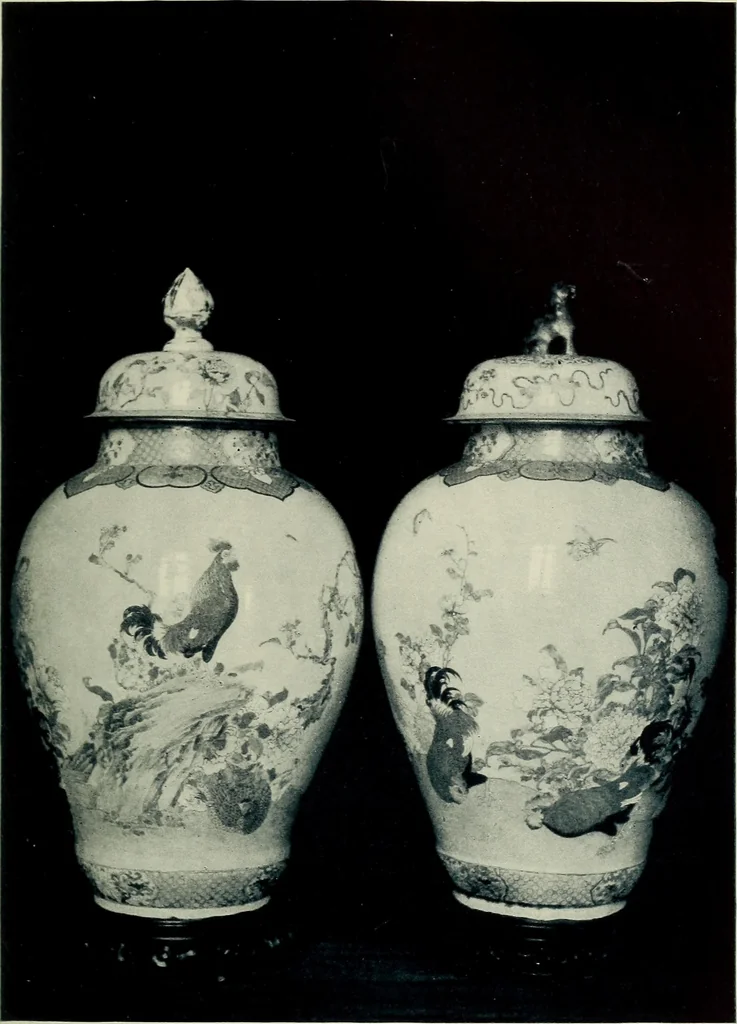 An illustration from Lady Charlotte Schreiber's journals : confidences of a collector of ceramics & antiques throughout Britain, France, Holland, Belgium, Spain, Portugal, Turkey, Austria & Germany from the year 1869 to 1885, 1911, leaf 153