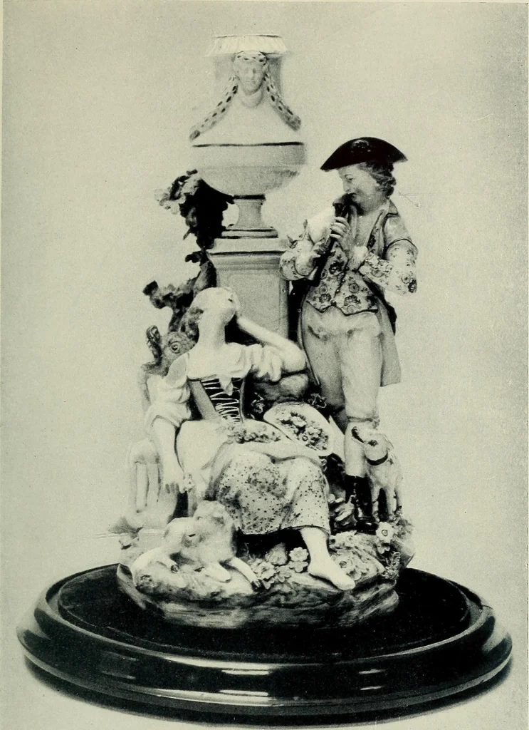 An illustration from Lady Charlotte Schreiber's journals : confidences of a collector of ceramics & antiques throughout Britain, France, Holland, Belgium, Spain, Portugal, Turkey, Austria & Germany from the year 1869 to 1885, 1911, leaf 197