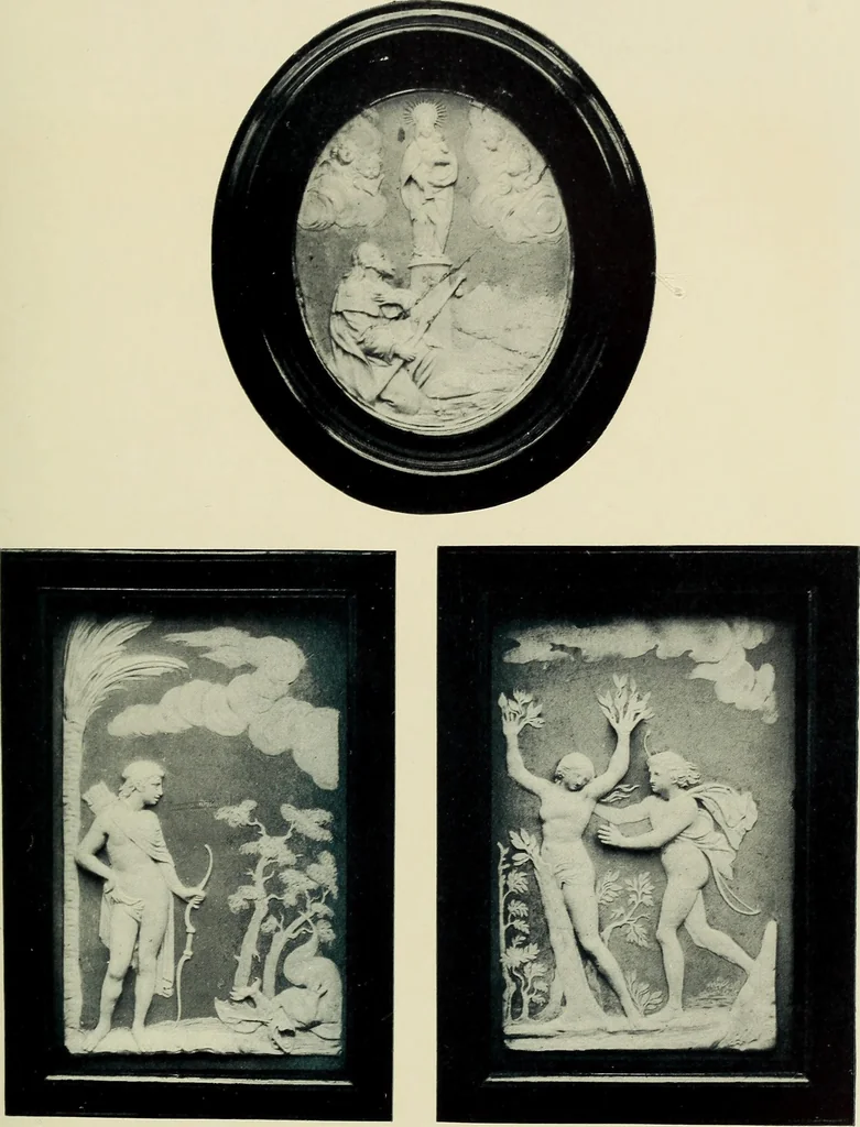 An illustration from Lady Charlotte Schreiber's journals : confidences of a collector of ceramics & antiques throughout Britain, France, Holland, Belgium, Spain, Portugal, Turkey, Austria & Germany from the year 1869 to 1885, 1911, leaf 209