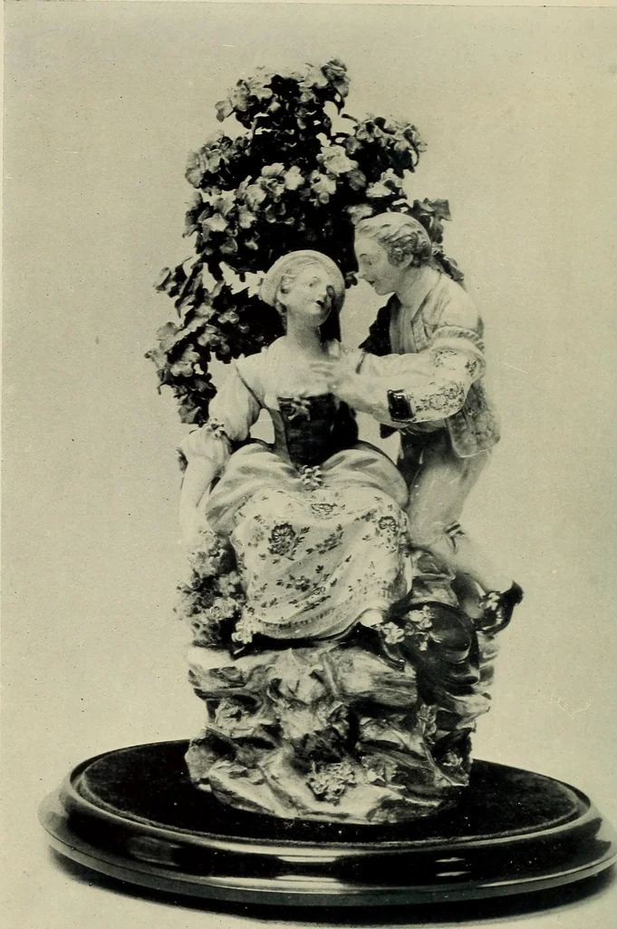 An illustration from Lady Charlotte Schreiber's journals : confidences of a collector of ceramics & antiques throughout Britain, France, Holland, Belgium, Spain, Portugal, Turkey, Austria & Germany from the year 1869 to 1885, 1911, leaf 266