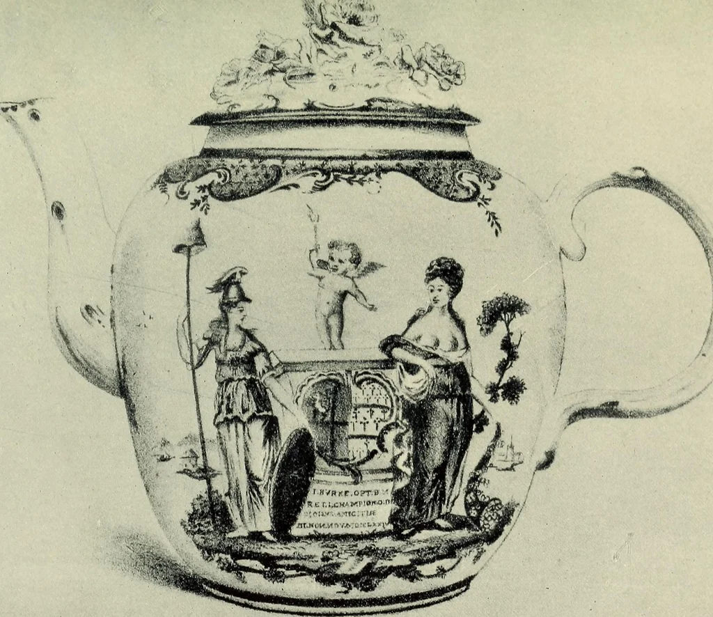 An illustration from Lady Charlotte Schreiber's journals : confidences of a collector of ceramics & antiques throughout Britain, France, Holland, Belgium, Spain, Portugal, Turkey, Austria & Germany from the year 1869 to 1885, 1911, leaf 289