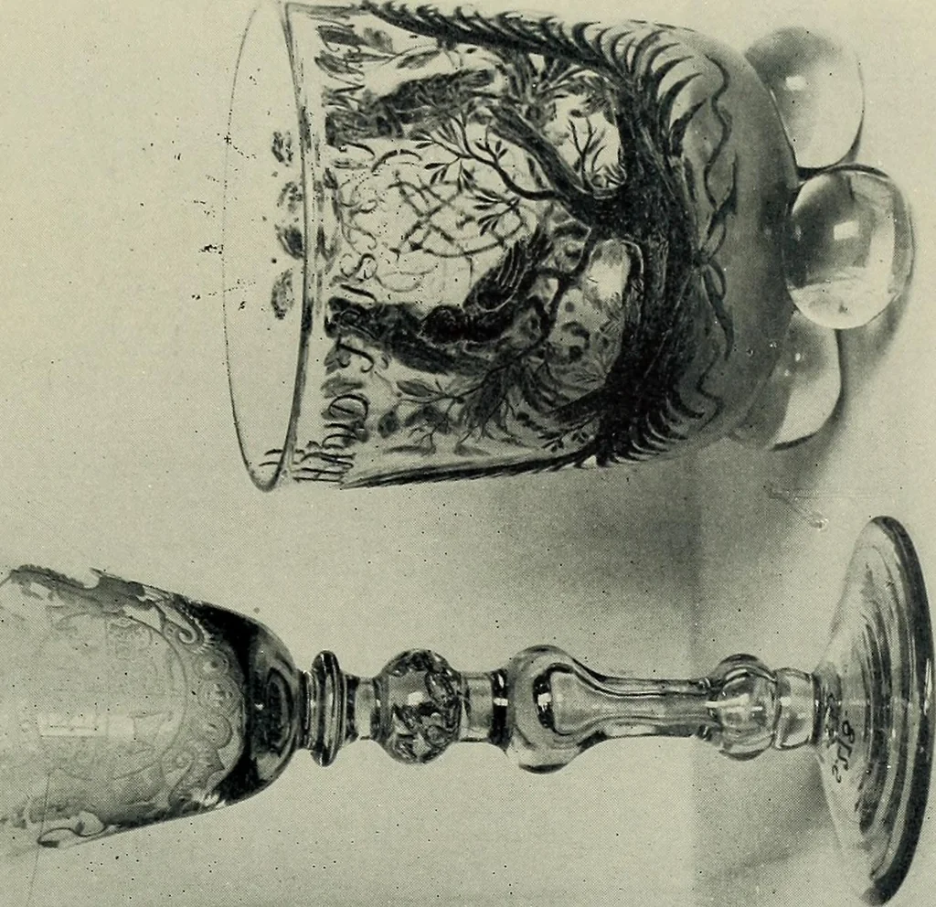 An illustration from Lady Charlotte Schreiber's journals : confidences of a collector of ceramics & antiques throughout Britain, France, Holland, Belgium, Spain, Portugal, Turkey, Austria & Germany from the year 1869 to 1885, 1911, leaf 295