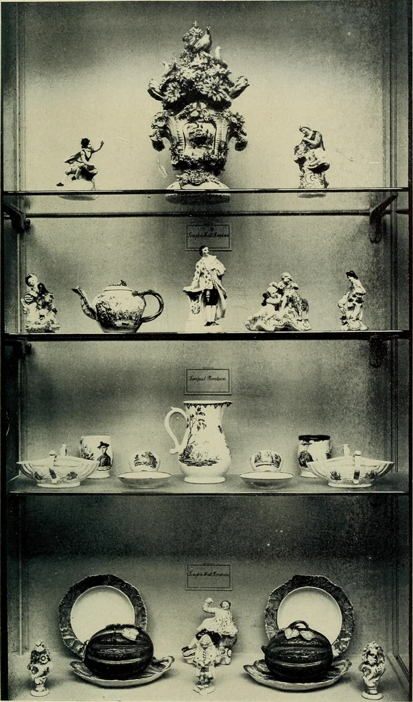 An illustration from Lady Charlotte Schreiber's journals : confidences of a collector of ceramics & antiques throughout Britain, France, Holland, Belgium, Spain, Portugal, Turkey, Austria & Germany from the year 1869 to 1885, 1911, leaf 395