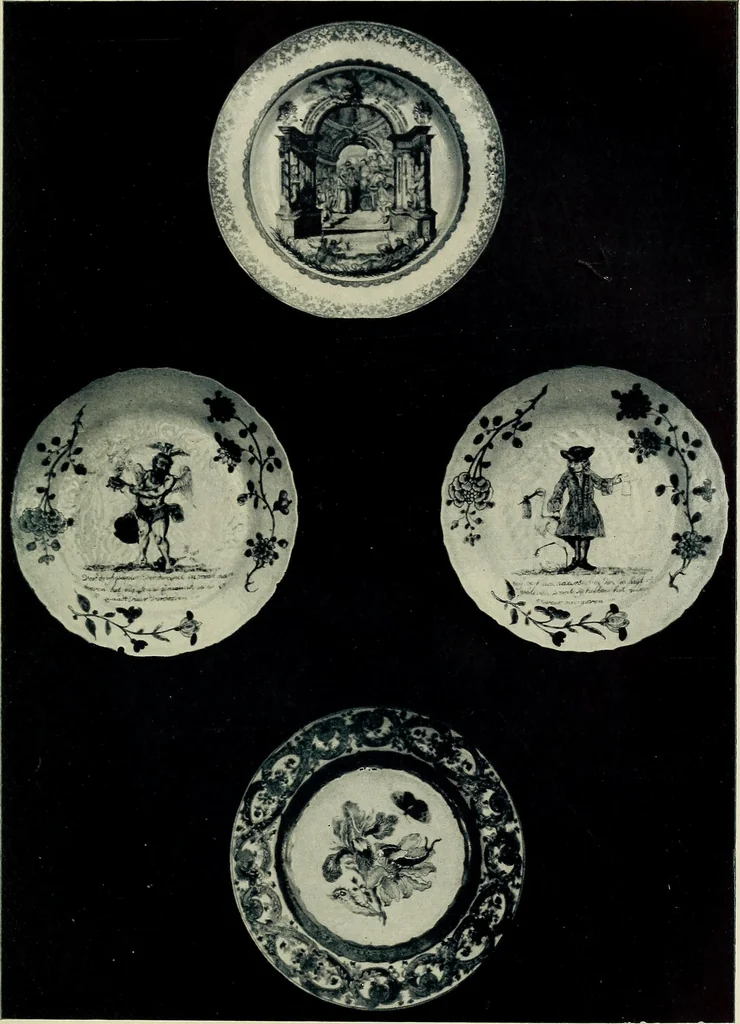 An illustration from Lady Charlotte Schreiber's journals : confidences of a collector of ceramics & antiques throughout Britain, France, Holland, Belgium, Spain, Portugal, Turkey, Austria & Germany from the year 1869 to 1885, 1911, leaf 455