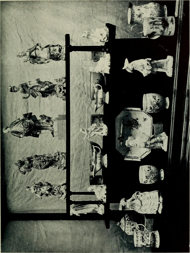 An illustration from Lady Charlotte Schreiber's journals : confidences of a collector of ceramics & antiques throughout Britain, France, Holland, Belgium, Spain, Portugal, Turkey, Austria & Germany from the year 1869 to 1885, 1911, leaf 63