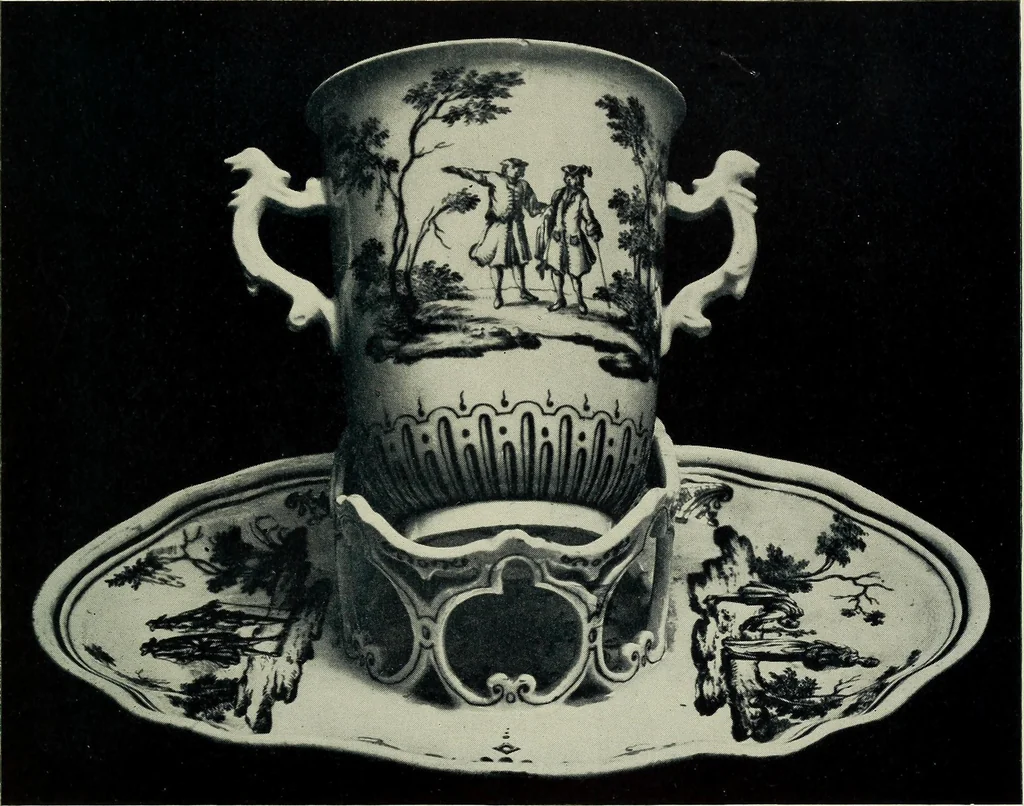 An illustration from Lady Charlotte Schreiber's journals : confidences of a collector of ceramics & antiques throughout Britain, France, Holland, Belgium, Spain, Portugal, Turkey, Austria & Germany from the year 1869 to 1885, 1911, leaf 635