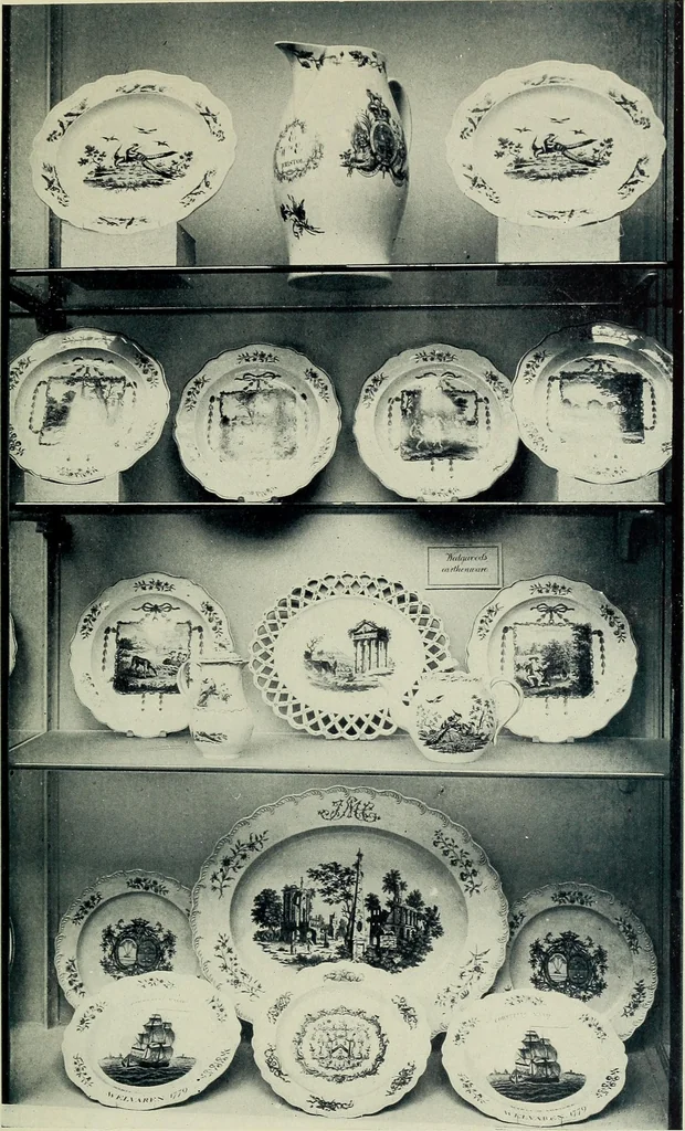 An illustration from Lady Charlotte Schreiber's journals : confidences of a collector of ceramics & antiques throughout Britain, France, Holland, Belgium, Spain, Portugal, Turkey, Austria & Germany from the year 1869 to 1885, 1911, leaf 71
