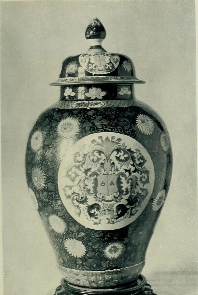 An illustration from Lady Charlotte Schreiber's journals : confidences of a collector of ceramics & antiques throughout Britain, France, Holland, Belgium, Spain, Portugal, Turkey, Austria & Germany from the year 1869 to 1885, 1911, leaf 116
