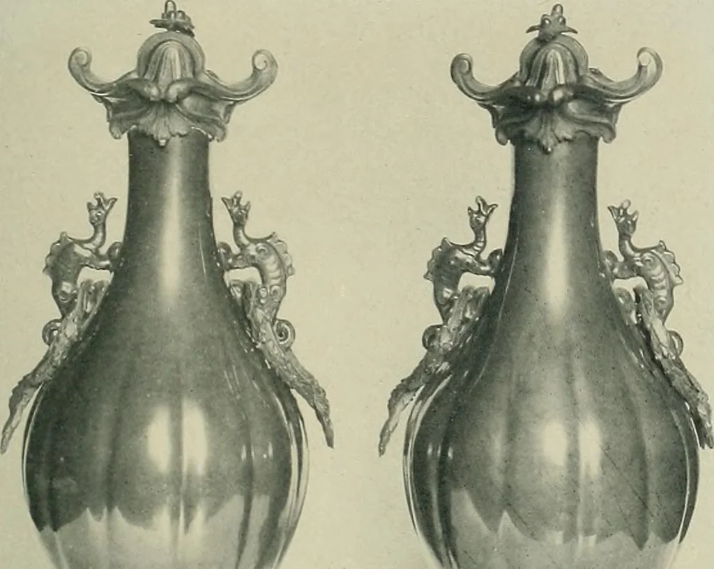 An illustration from Lady Charlotte Schreiber's journals : confidences of a collector of ceramics & antiques throughout Britain, France, Holland, Belgium, Spain, Portugal, Turkey, Austria & Germany from the year 1869 to 1885, 1911, leaf 198
