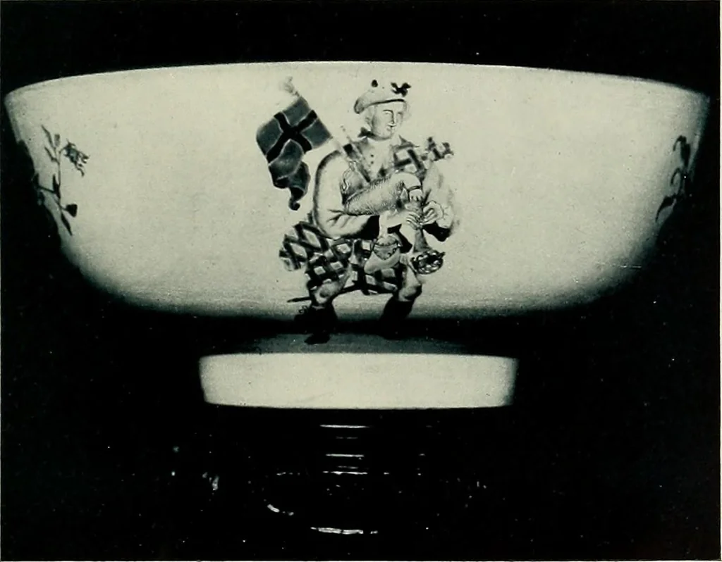 An illustration from Lady Charlotte Schreiber's journals : confidences of a collector of ceramics & antiques throughout Britain, France, Holland, Belgium, Spain, Portugal, Turkey, Austria & Germany from the year 1869 to 1885, 1911, leaf 250