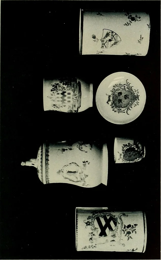 An illustration from Lady Charlotte Schreiber's journals : confidences of a collector of ceramics & antiques throughout Britain, France, Holland, Belgium, Spain, Portugal, Turkey, Austria & Germany from the year 1869 to 1885, 1911, leaf 346