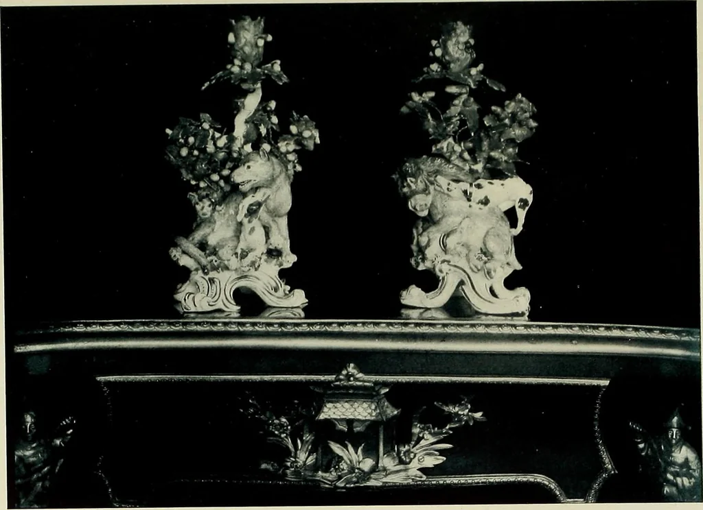 An illustration from Lady Charlotte Schreiber's journals : confidences of a collector of ceramics & antiques throughout Britain, France, Holland, Belgium, Spain, Portugal, Turkey, Austria & Germany from the year 1869 to 1885, 1911, leaf 414