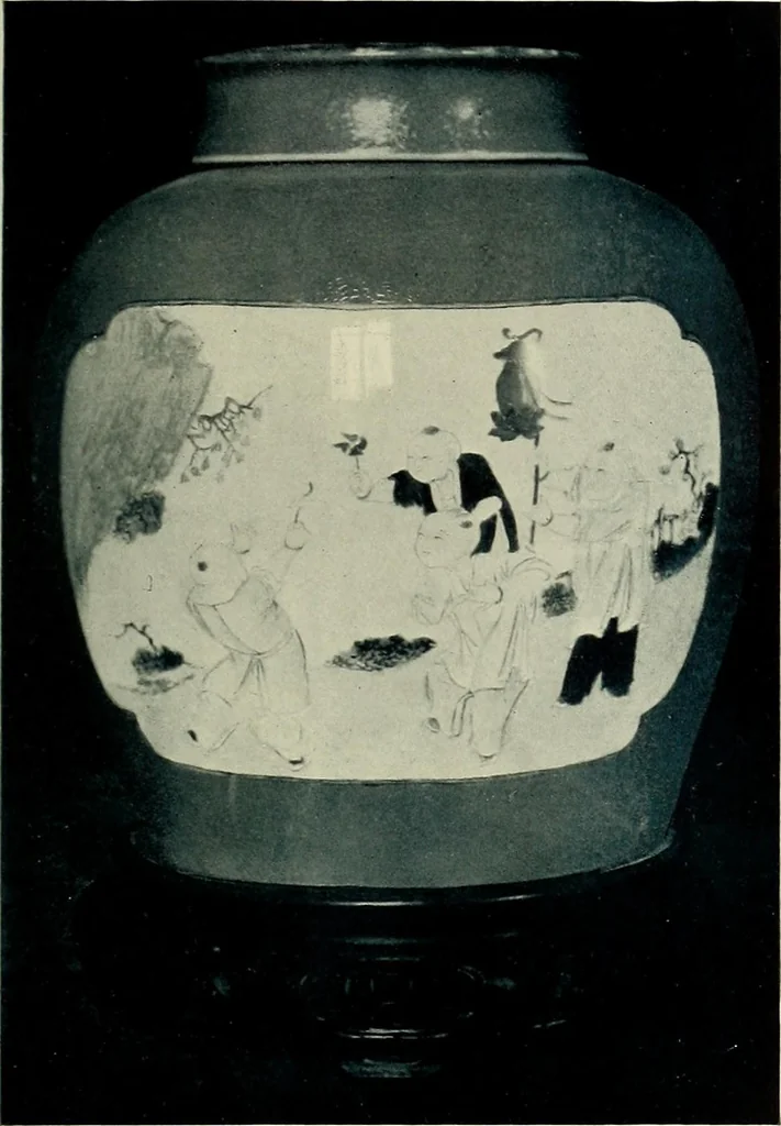 An illustration from Lady Charlotte Schreiber's journals : confidences of a collector of ceramics & antiques throughout Britain, France, Holland, Belgium, Spain, Portugal, Turkey, Austria & Germany from the year 1869 to 1885, 1911, leaf 500