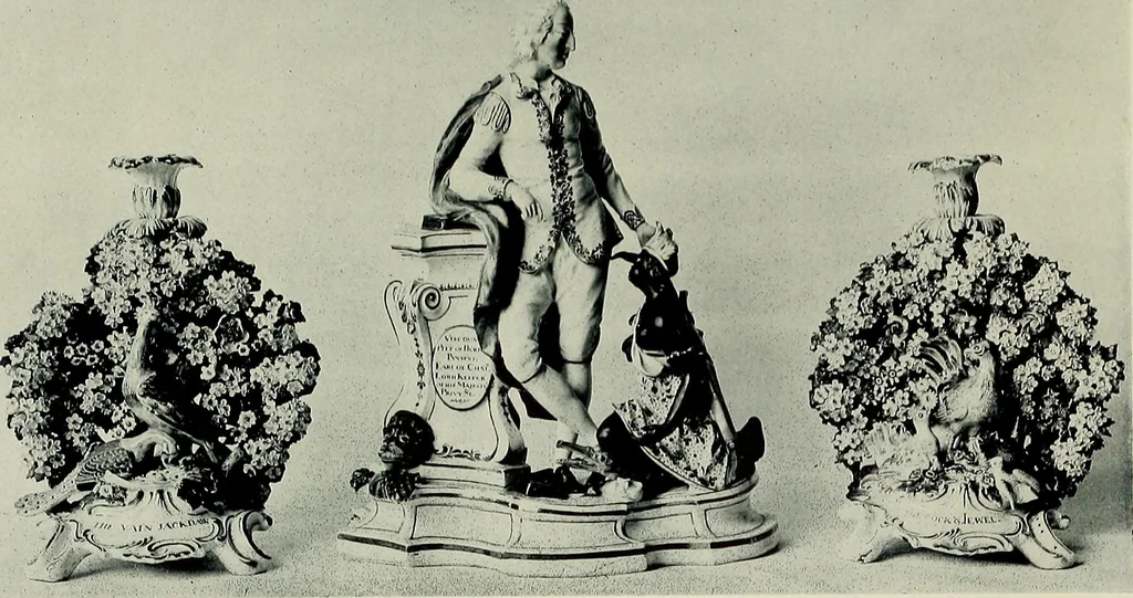 An illustration from Lady Charlotte Schreiber's journals : confidences of a collector of ceramics & antiques throughout Britain, France, Holland, Belgium, Spain, Portugal, Turkey, Austria & Germany from the year 1869 to 1885, 1911, leaf 560