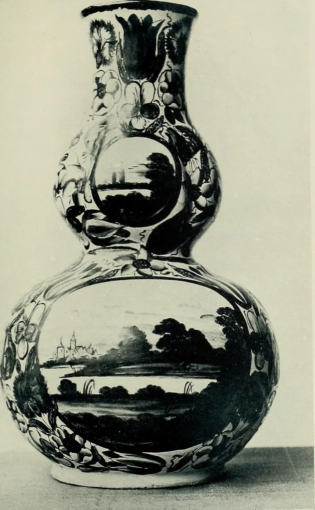 An illustration from Lady Charlotte Schreiber's journals : confidences of a collector of ceramics & antiques throughout Britain, France, Holland, Belgium, Spain, Portugal, Turkey, Austria & Germany from the year 1869 to 1885, 1911, leaf 586