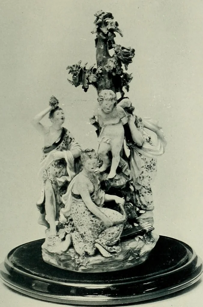 An illustration from Lady Charlotte Schreiber's journals : confidences of a collector of ceramics & antiques throughout Britain, France, Holland, Belgium, Spain, Portugal, Turkey, Austria & Germany from the year 1869 to 1885, 1911, leaf 598