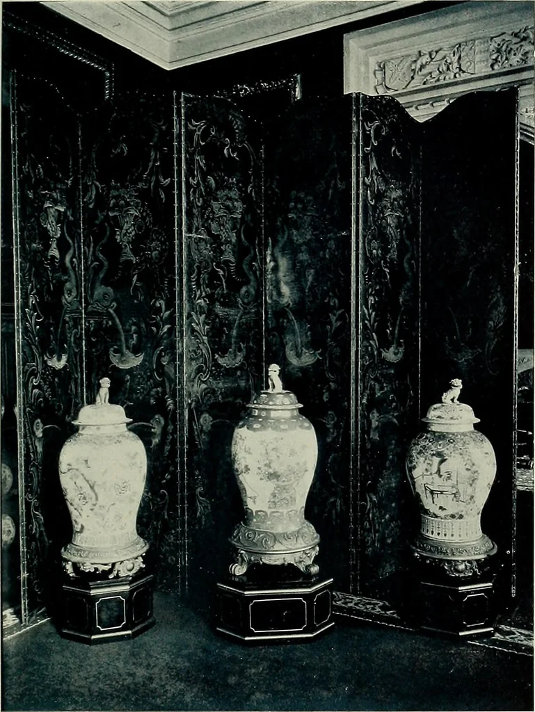 An illustration from Lady Charlotte Schreiber's journals : confidences of a collector of ceramics & antiques throughout Britain, France, Holland, Belgium, Spain, Portugal, Turkey, Austria & Germany from the year 1869 to 1885, 1911, leaf 86