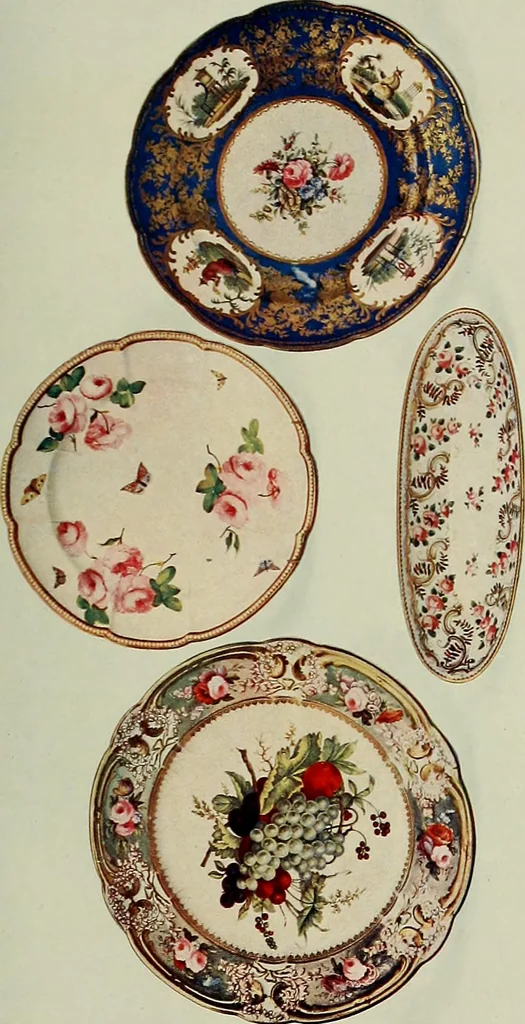 An illustration from Lady Charlotte Schreiber's journals : confidences of a collector of ceramics & antiques throughout Britain, France, Holland, Belgium, Spain, Portugal, Turkey, Austria & Germany from the year 1869 to 1885, 1911, leaf 96