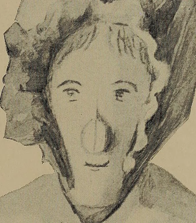An illustration from Lady Hollyhock and her friends; a book of nature dolls and others, 1906, leaf 106