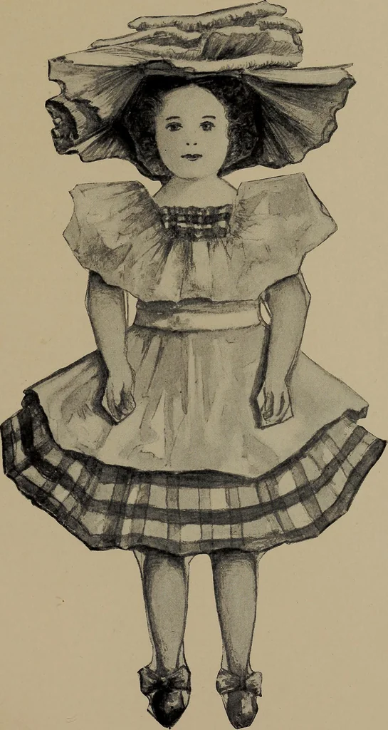 An illustration from Lady Hollyhock and her friends; a book of nature dolls and others, 1906, leaf 112