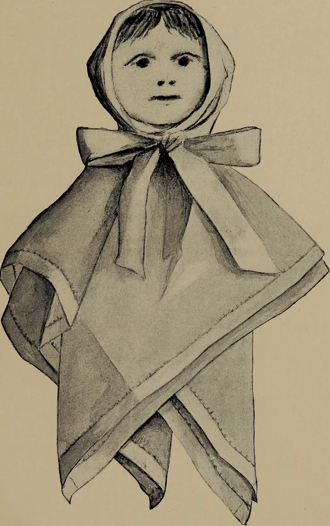 An illustration from Lady Hollyhock and her friends; a book of nature dolls and others, 1906, leaf 116