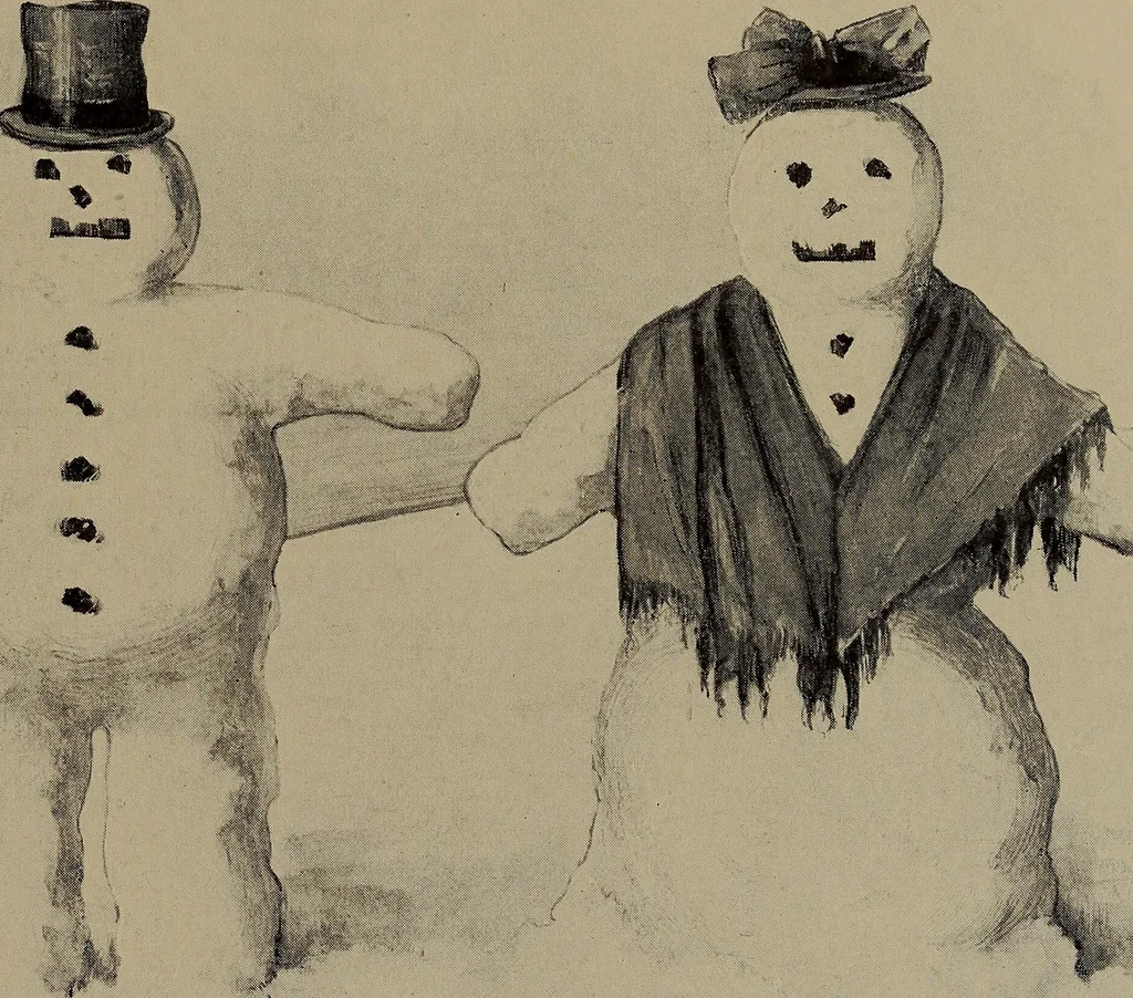 An illustration from Lady Hollyhock and her friends; a book of nature dolls and others, 1906, leaf 122