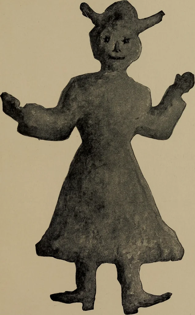 An illustration from Lady Hollyhock and her friends; a book of nature dolls and others, 1906, leaf 130