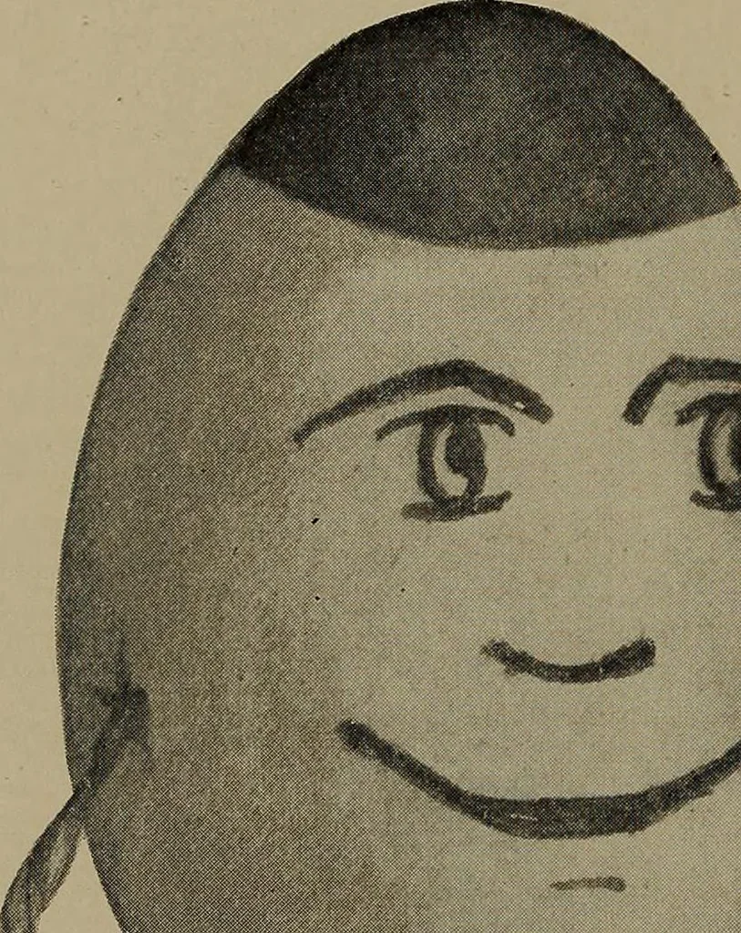 An illustration from Lady Hollyhock and her friends; a book of nature dolls and others, 1906, leaf 143