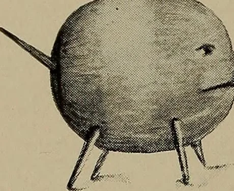 An illustration from Lady Hollyhock and her friends; a book of nature dolls and others, 1906, leaf 37