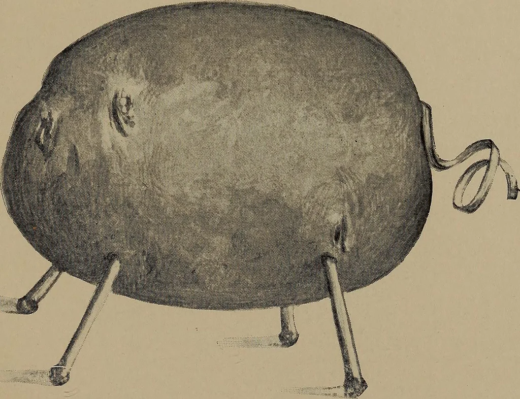 An illustration from Lady Hollyhock and her friends; a book of nature dolls and others, 1906, leaf 48