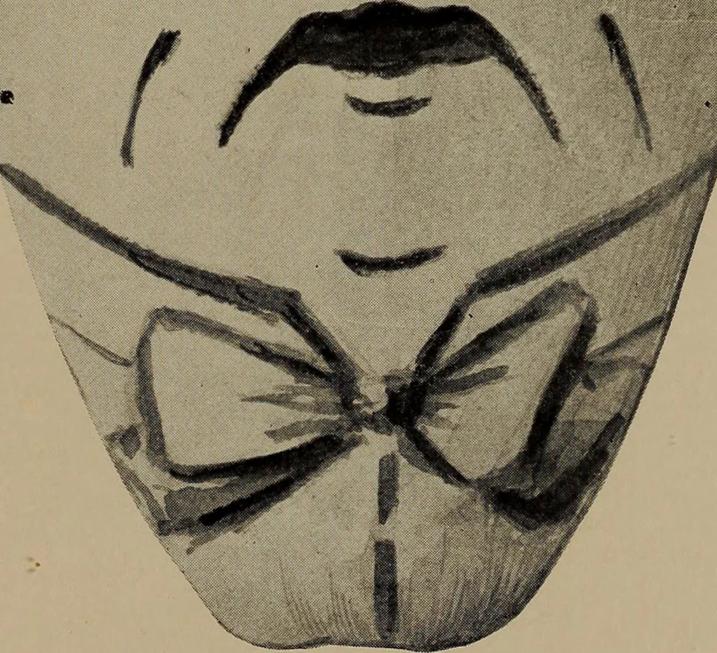 An illustration from Lady Hollyhock and her friends; a book of nature dolls and others, 1906, leaf 74