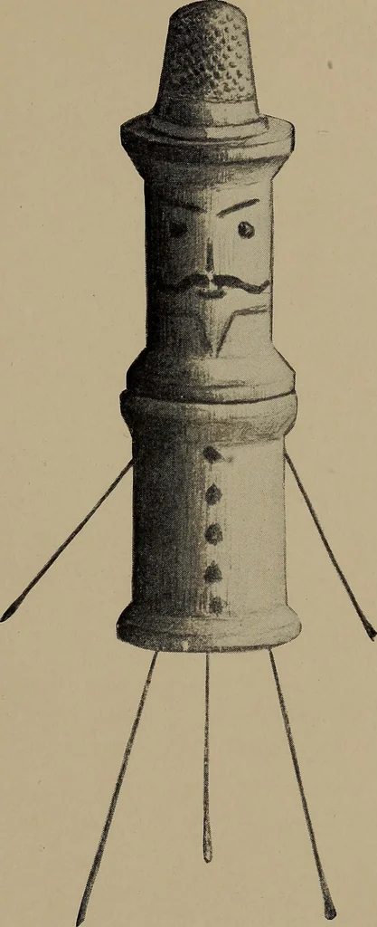 An illustration from Lady Hollyhock and her friends; a book of nature dolls and others, 1906, leaf 80