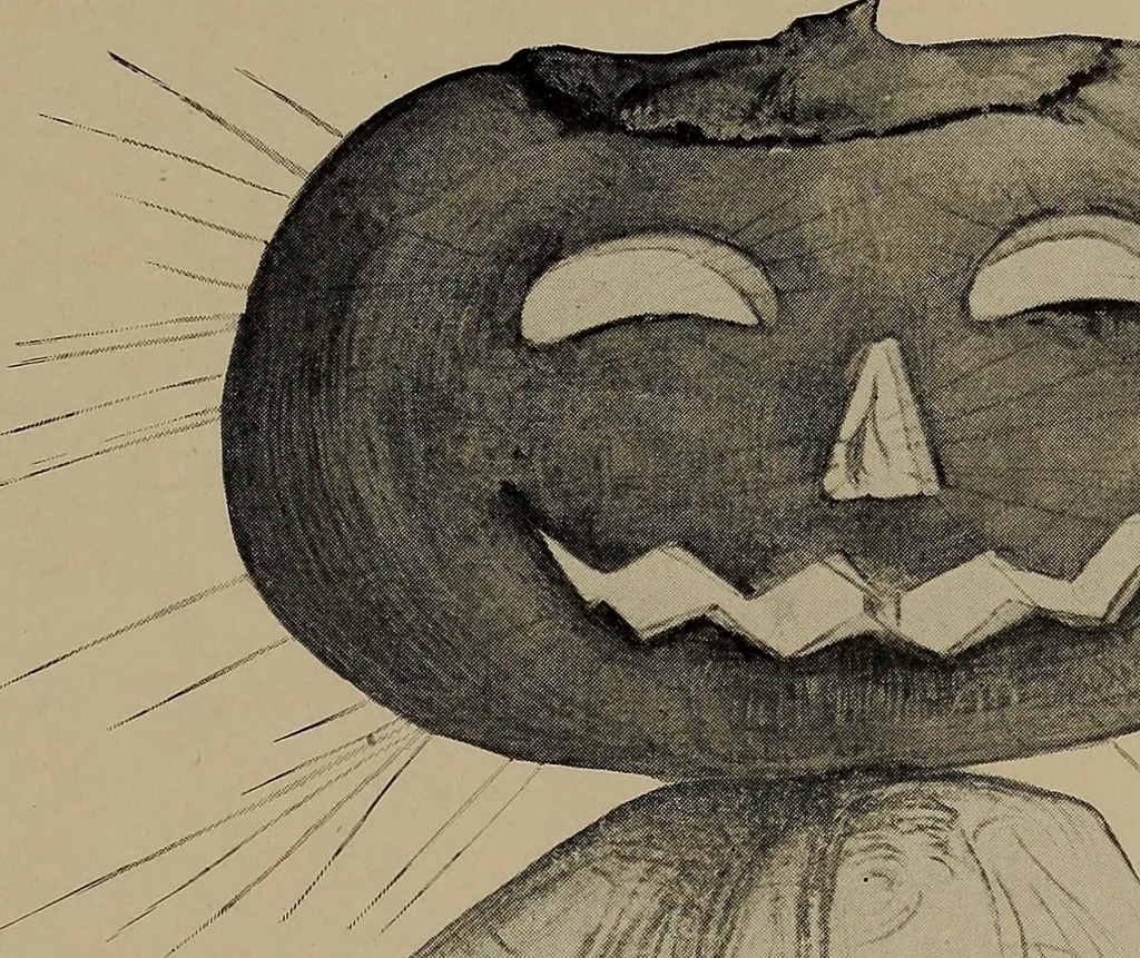 An illustration from Lady Hollyhock and her friends; a book of nature dolls and others, 1906, leaf 94