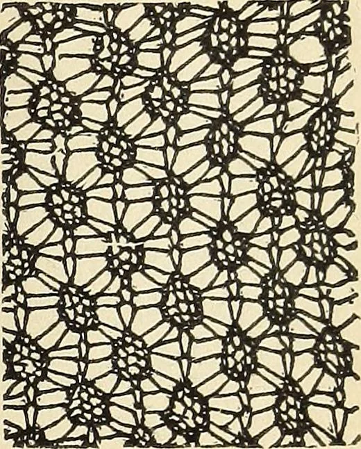 An illustration from The lady's assistant for executing useful and fancy designs in knitting, netting and crochet work..., 1847, leaf 512