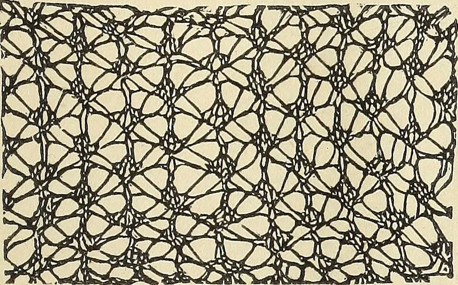 An illustration from The lady's assistant for executing useful and fancy designs in knitting, netting and crochet work..., 1847, leaf 514