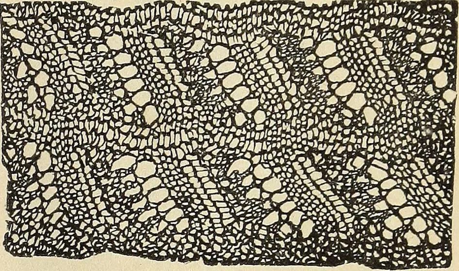 An illustration from The lady's assistant for executing useful and fancy designs in knitting, netting and crochet work..., 1847, leaf 526