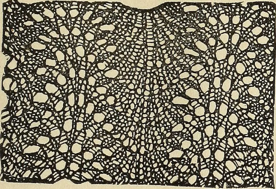 An illustration from The lady's assistant for executing useful and fancy designs in knitting, netting and crochet work..., 1847, leaf 530