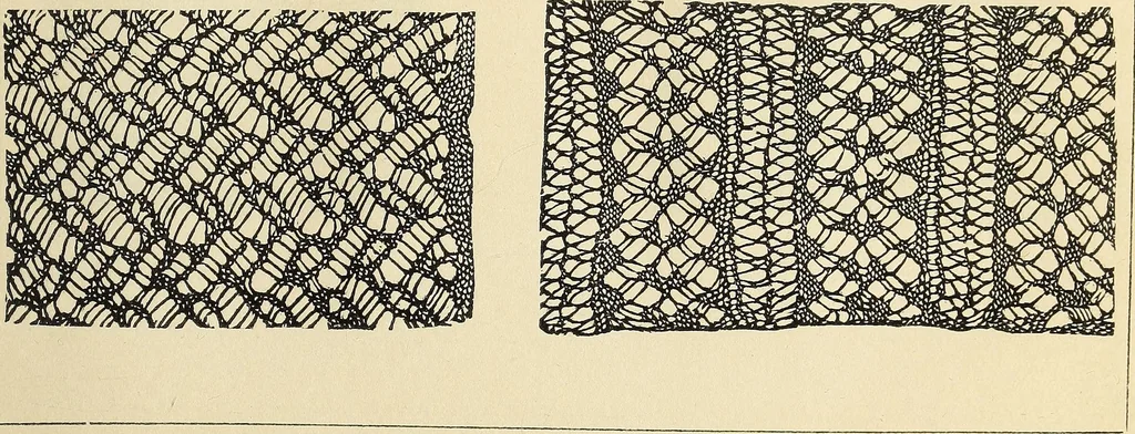 An illustration from The lady's assistant for executing useful and fancy designs in knitting, netting and crochet work..., 1847, leaf 536