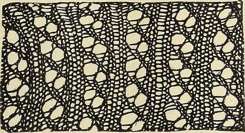 An illustration from The lady's assistant for executing useful and fancy designs in knitting, netting and crochet work..., 1847, leaf 540